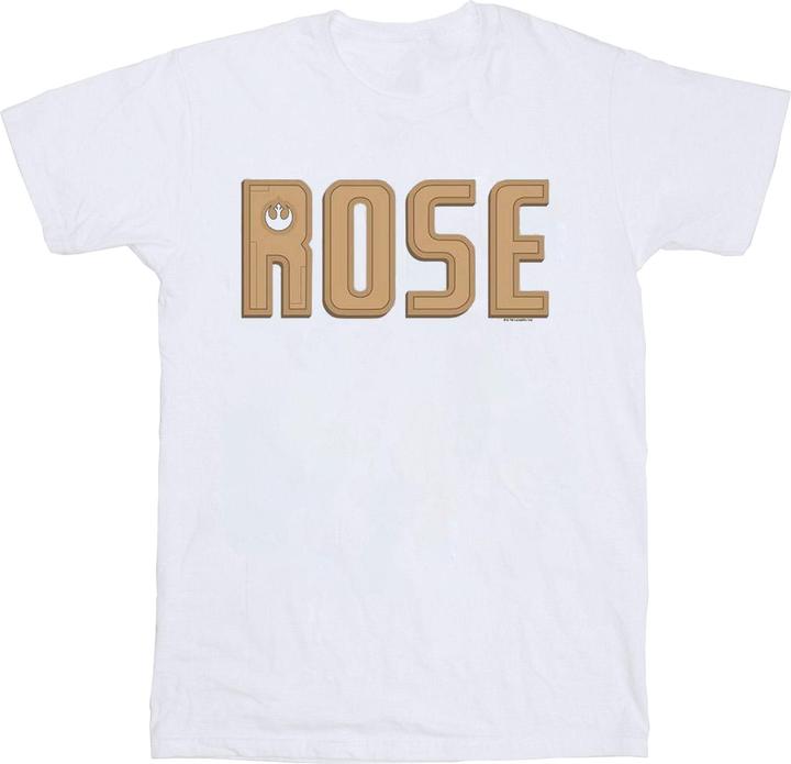 Star Wars The Rise Of Skywalker Rose Text Logo TShirt (M)