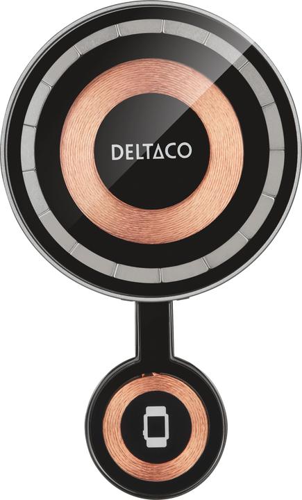Deltaco 2-in-1 wireless charger 15W transparent (7 W)
