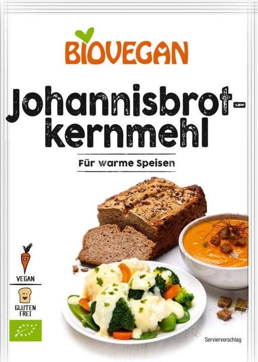 Produktbild Biovegan Johannisbrotkernmehl für warme Speisen Bio (100 g)