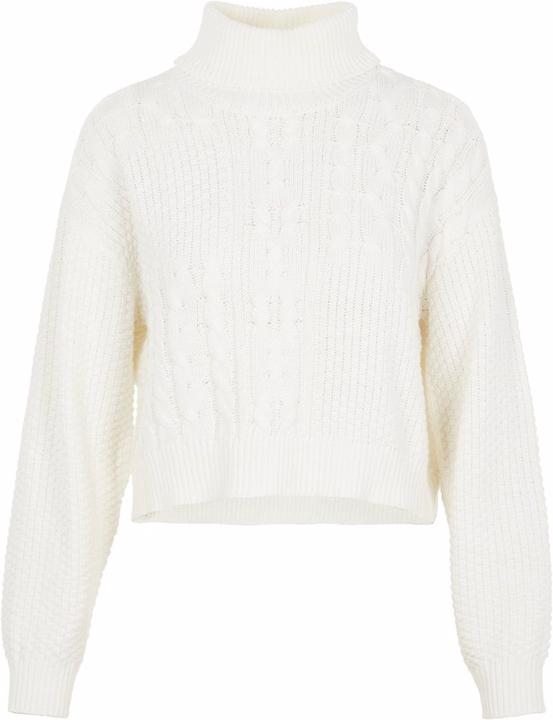 Actual product image Pieces Short turtleneck knit sweater (L)