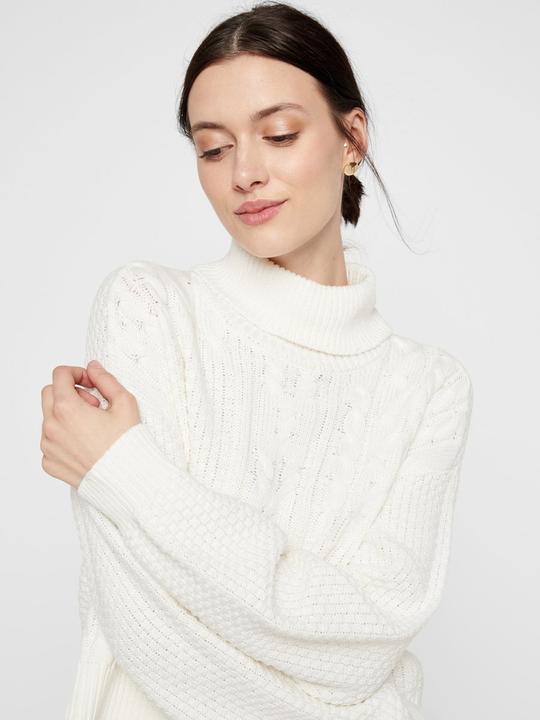 Actual product image Pieces Short turtleneck knit sweater (L)