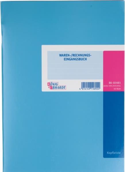 Immagine prodotto König & Ebhardt K™NIG & EBHARDT Libro delle ricevute delle merci e delle fatture, DIN A4 (40 x)