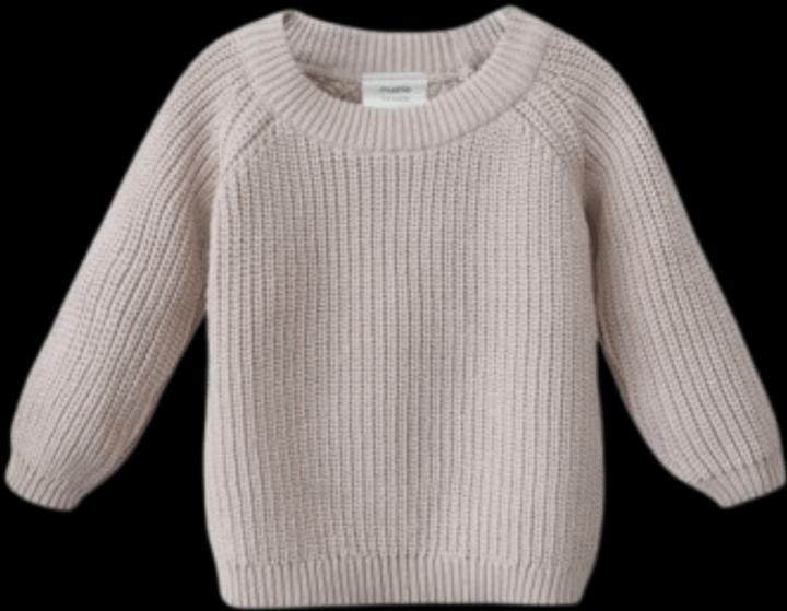 Immagine prodotto Mushie Grobstrickpullover - Beige (56)
