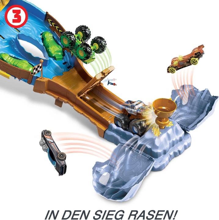 Actual product image Mattel Monster Trucks Competition Race Track (SIOC)