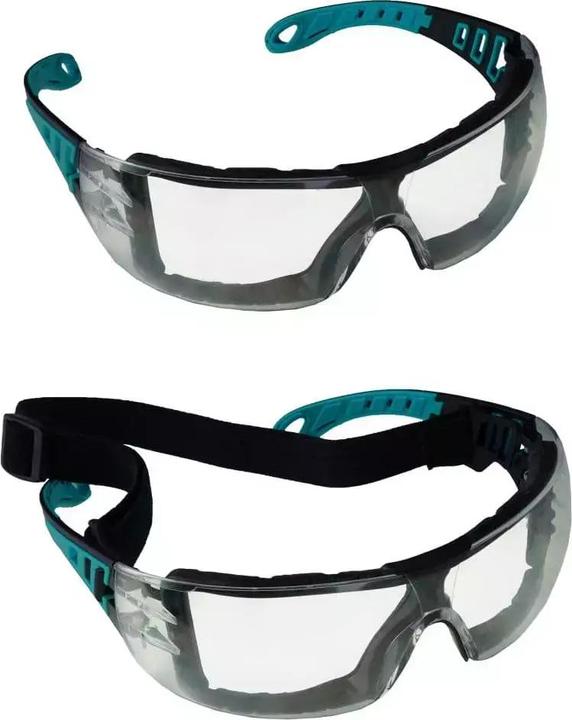 Dedra Antibeschlag-Schutzbrille FKN, EVA-Schaum, hinter dem Ohr+elastisch