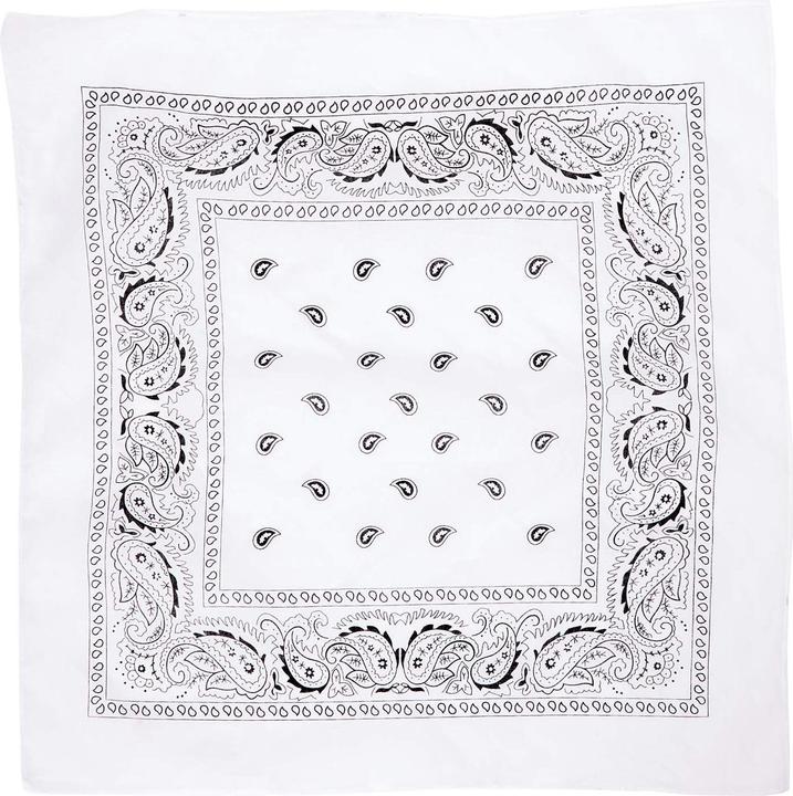 Actual product image JTI Bandana, patterned - white