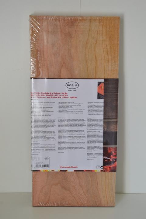 Immagine prodotto Rösle Aromaplanken Erle 2Stück 40x19.5 cm