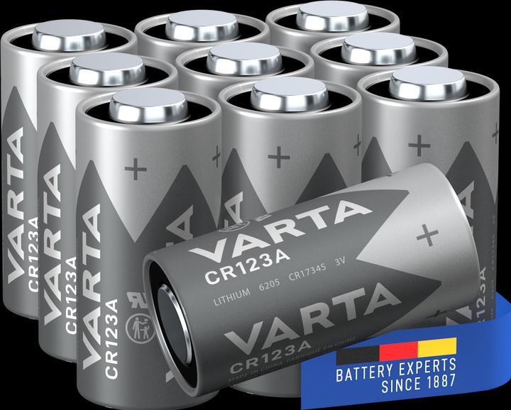 Image du produit Varta CR123A (10 pcs, CR123A, 1430 mAh)