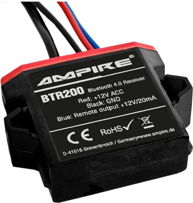Actual product image Ampire Bluetooth Receiver,3.5mm Klinke/Cinch, 12 Volt, aptXHD, aptXLL (Receiver)
