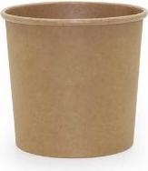 Produktbild MultiLine Suppebaeger rund Soup-To-Go 750 ml 26 oz Pap PE-belagt Brun,500 stk/krt