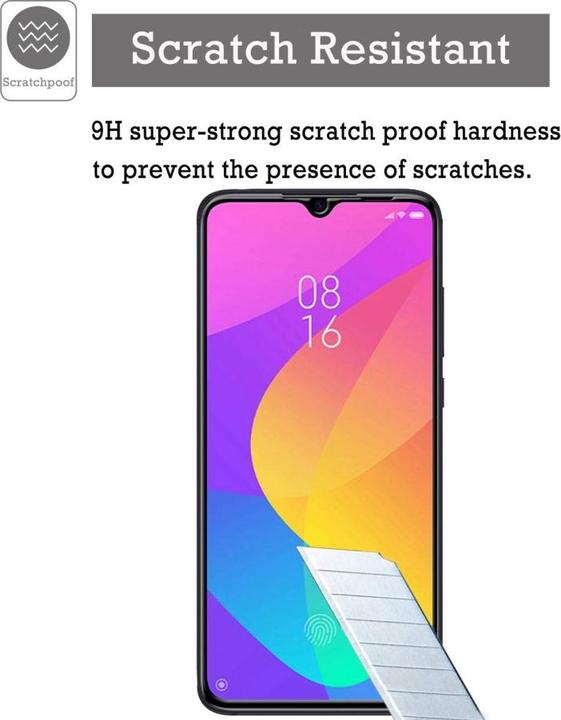 Produktbild Screenguard Xiaomi Mi 9 Lite Full Screen Panzerglas Schutzfolie 2.5D 9H (1 Stück, Xiaomi Mi 9 Lite)
