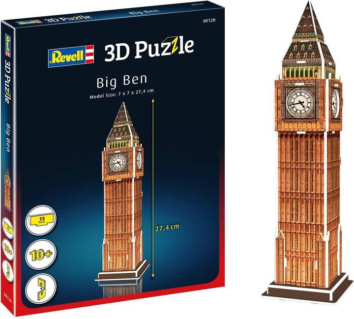 Actual product image Revell 3D Puzzle Big Ben (13 pieces)