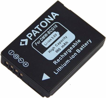 Actual product image Patona Battery for Panasonic DMW-BCG10E (Camera battery)
