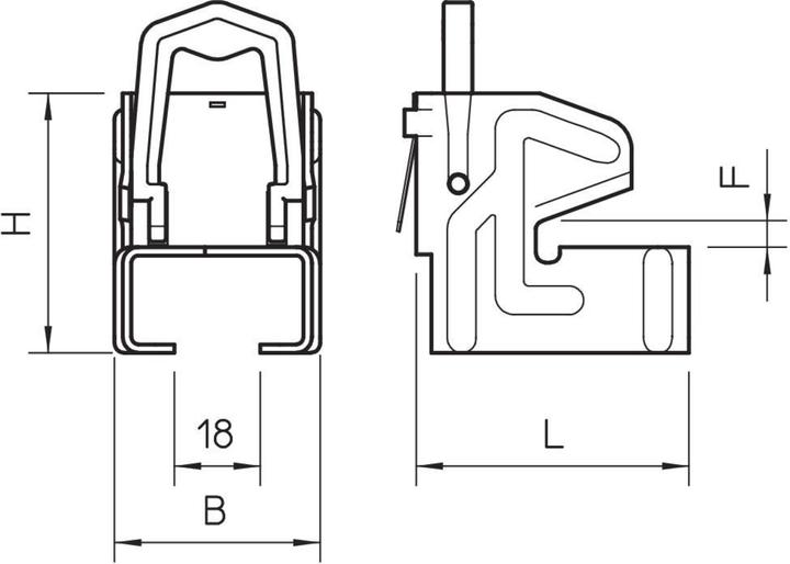 Actual product image OBO Bettermann OBO 328/1 5-11mm support clamp, rust-protection coated