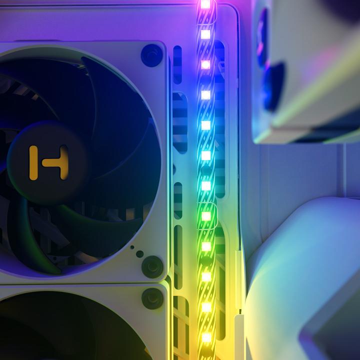 Actual product image Hyte Ls30 RGB Light Strips Blk 2pk (Blue, Green, Red)