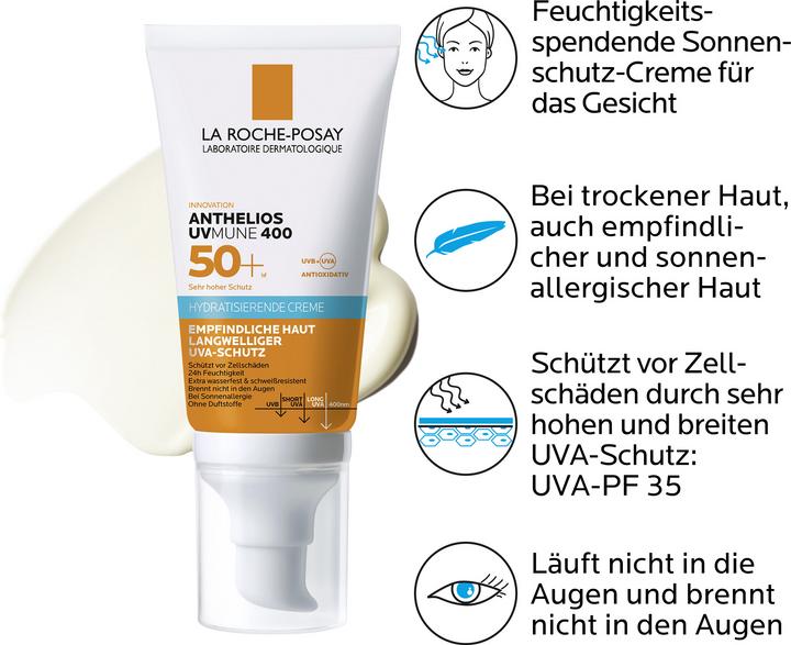 Immagine prodotto La Roche Posay Anthelios Ultra (Crema solare viso, SPF 50+, 50 ml, 80 g)