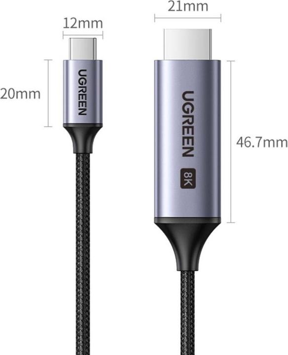 Produktbild Ugreen USB C — HDMI (Typ A) (1.50 m, HDMI)