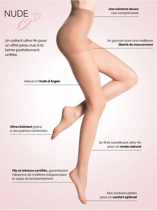 Produktbild Bleuforêt Nude Strumpfhose 12D (L/XL)