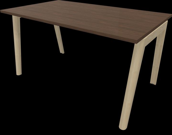 Walnut decor dark with structure, Ash natural light grey stained