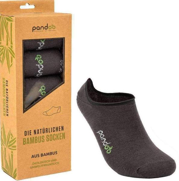 Produktbild Pandoo Bambus-Füsslinge, 6 Stück, 43-46, grau (6er Pack, 43 - 46)