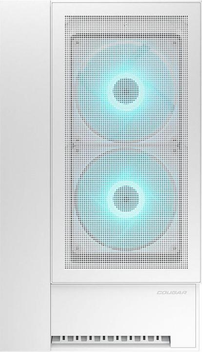 Actual product image Cougar Gehäuse Midi-Tower OmnyX, ARGB, Weiss (mATX, Mini-ITX, ATX)