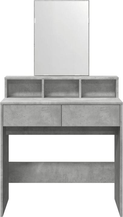 Actual product image VidaXL Dressing Table with Mirror (80 x 41 x 144.5 cm)