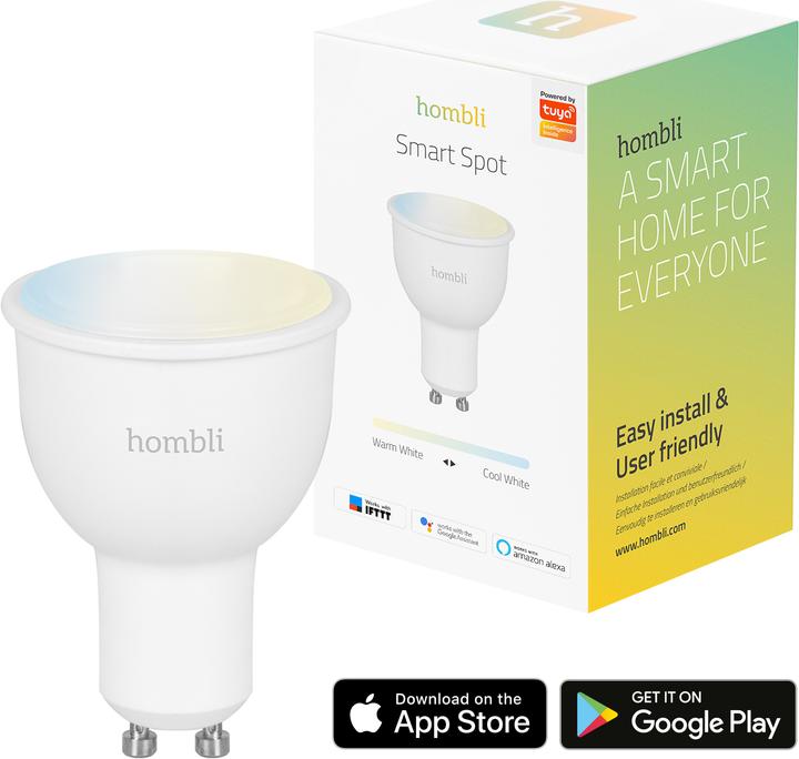 Produktbild Hombli Smart Spot CCT (GU10, 4.50 W, 380 lm, 1 x, F)