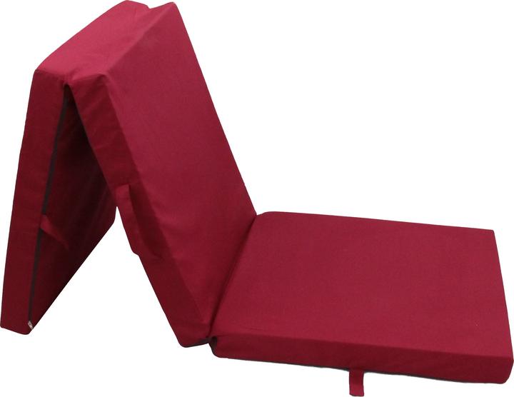 Actual product image Herlag Folding mattress Junior colour red, 190x60 cm, guest mattress, folding mattress (190 x 60 cm)