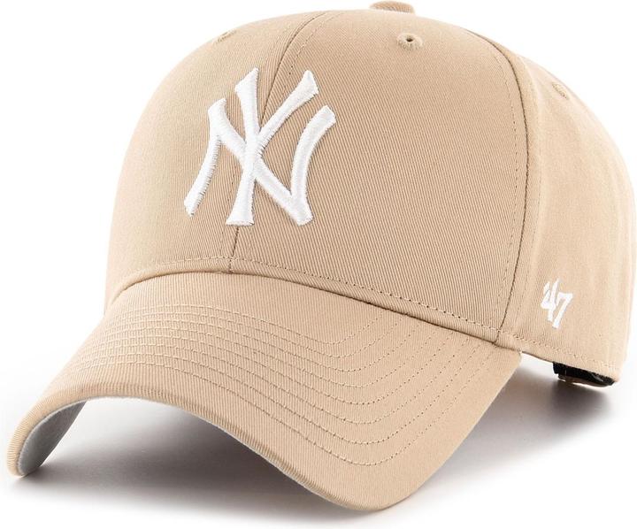 47 Brand Adjustable Cap - MLB BASIC New York Yankees khaki (One Size)