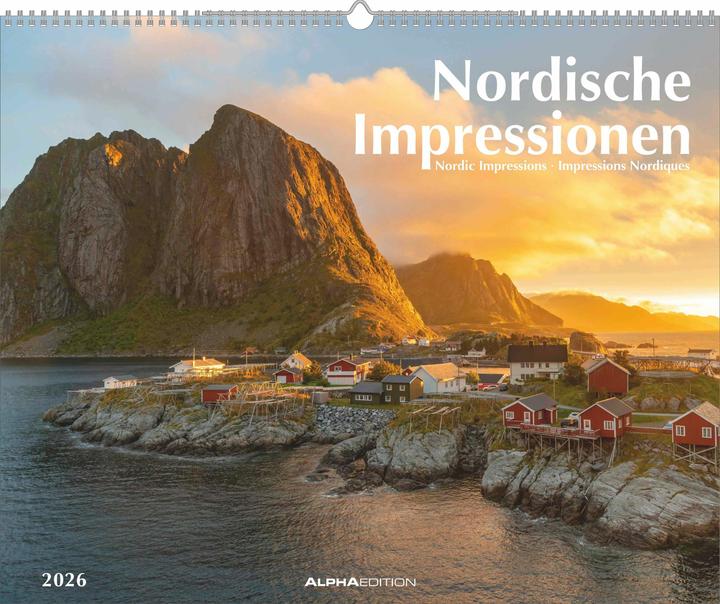 Alpha Edition - Nordische Impressionen 2026 - 52 x 42,5 cm (Tedesco)