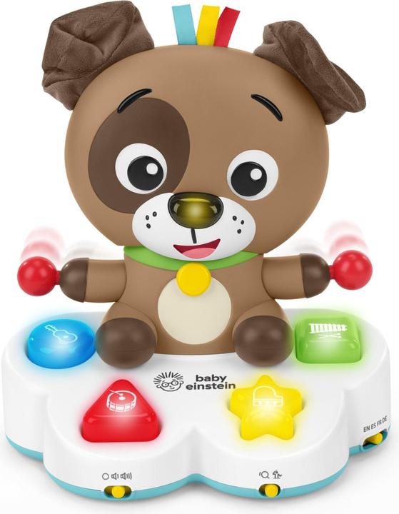 Baby Einstein Drum & Learn Dean™ Musikspielzeug mit Trommel (Englisch, Spanisch, Deutsch, Französisch)