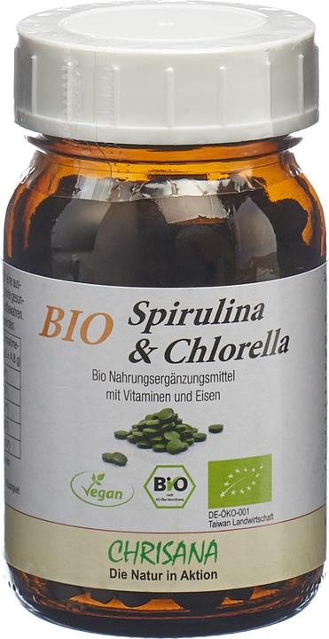 Chrisana Bio Spirulina & Chlorella Tablette (250 Stück, Kapseln, Tabletten, 318 g)