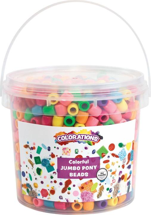 Produktbild Colorations Farbige grosse Perlen im Eimer, 680 Gramm