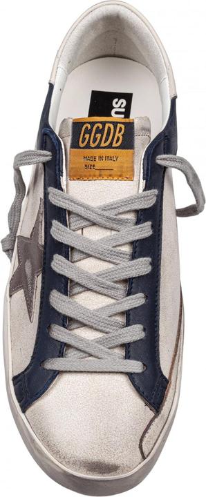 Immagine prodotto Golden Goose super star sneakers in leather and suede with laminated star (42)