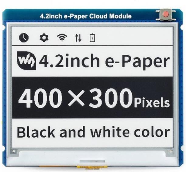Image du produit WaveShare Écran E-Ink Cloud de 4,2 pouces avec WiFi et Bluetooth
