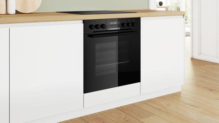 Actual product image Bosch Hausgeräte Built-in cooker set, HEB578BB4 + NXX675CB5E, built-in cooker, induction hob, HND679LS67