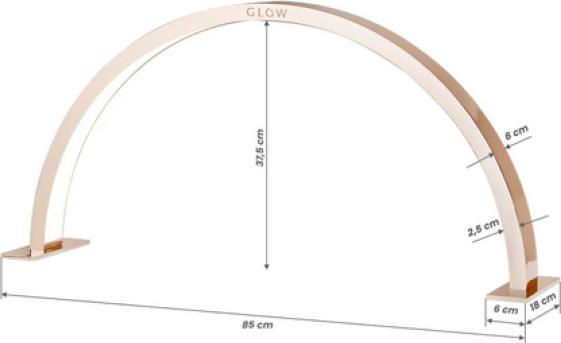 Image du produit Glow Manikürelampe Arche II - Gold Kupfer