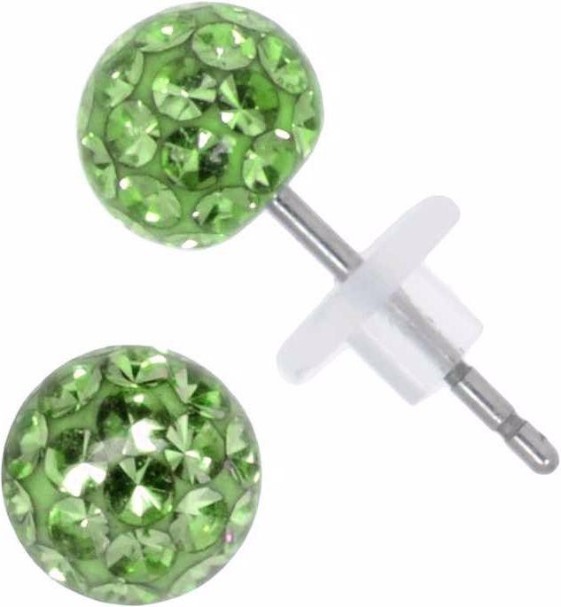 Bijouteria Ohrstecker (Kristall, PVC, Chirurgenstahl 316L, Epoxiharz)