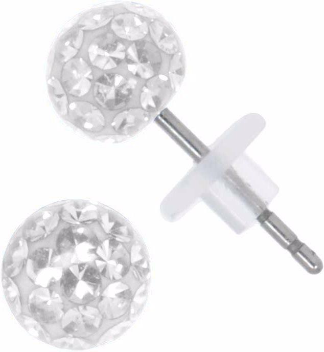 Image du produit Bijouteria Clous d'oreille (Résine époxy, Acier chirurgical 316L, PVC, Cristallin)