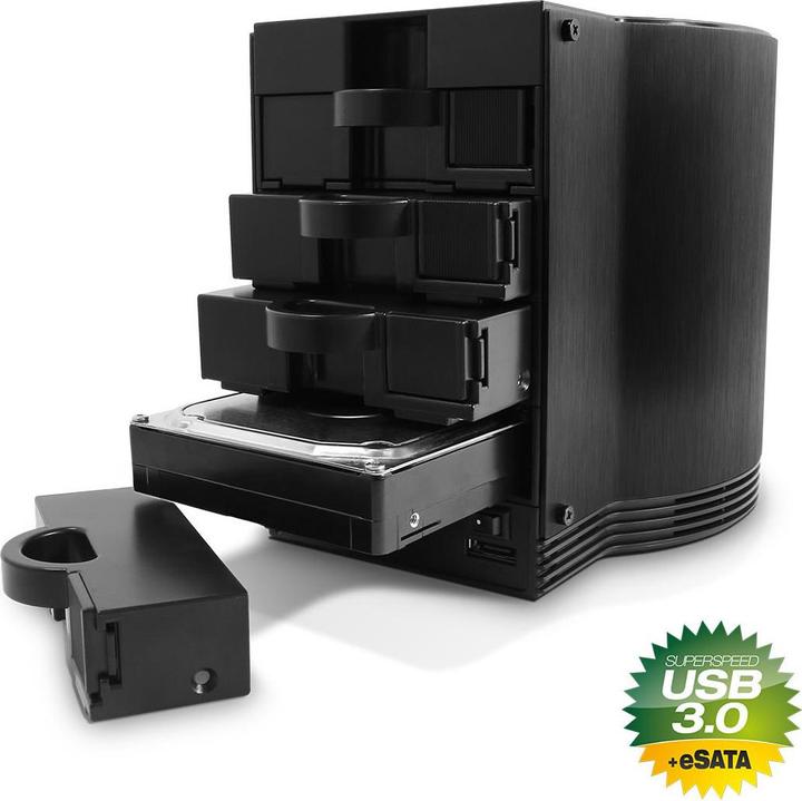 Image du produit Fantec SQ-35U3E-6G NOIR ALU (3.5")