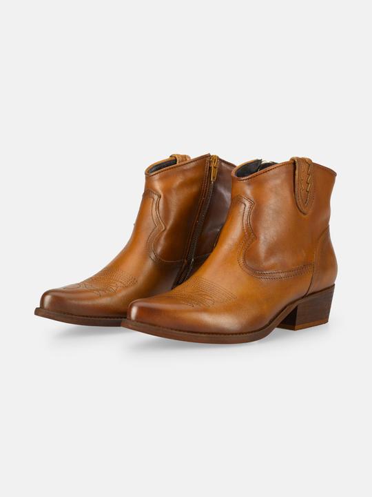 Actual product image Felmini The wide cowboy ankle boot made from Marvin leather is a trendy and comfortable choice. This wide (39)