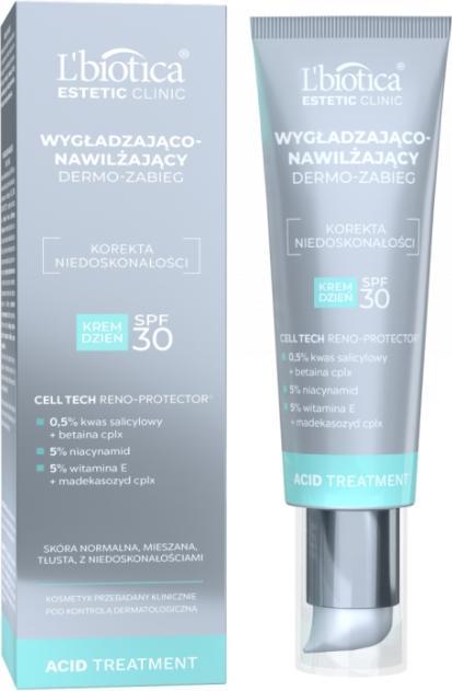 Actual product image L´Biotica L'otica Estetic Clinic acid treatment smoothing and new (35 ml, Day cream, SPF 30)