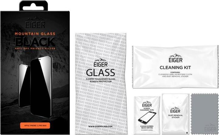 Produktbild Eiger Mountain Glass Black (1 Stück, Apple iPhone 14, Apple iPhone 13, Apple iPhone 13 Pro)