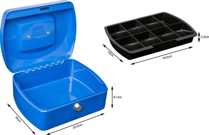 Immagine prodotto Idena Cassa 8" 205x160x90mm, blu