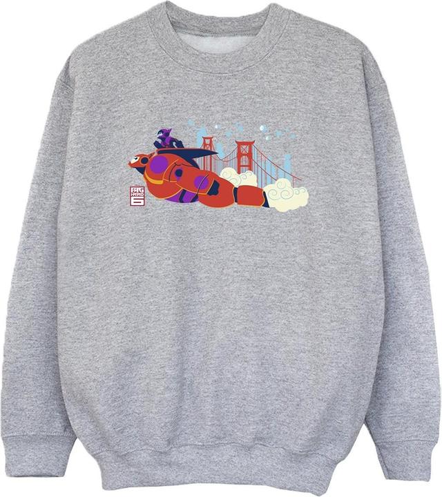 Disney Big Hero 6 Baymax Hiro Bridge Sweatshirt Jungen