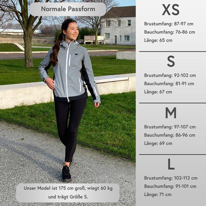 Produktbild Valkental Funktionale & reflektierende Softshelljacke für Outdooraktivitäten - Damen (XXL)