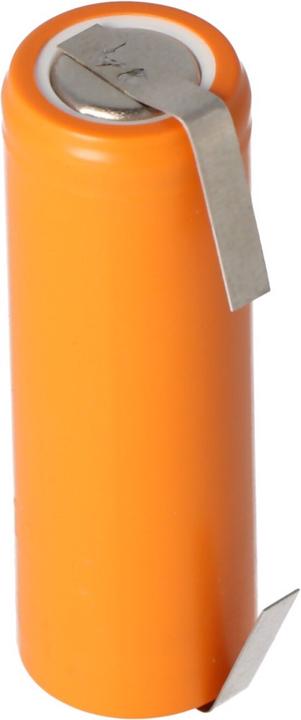 Actual product image Panasonic Akku HHR-120 für Rasierer, Rasierapperate mit Lötfahne U-Form (1 pcs., 4/5 AA, 1200 mAh)