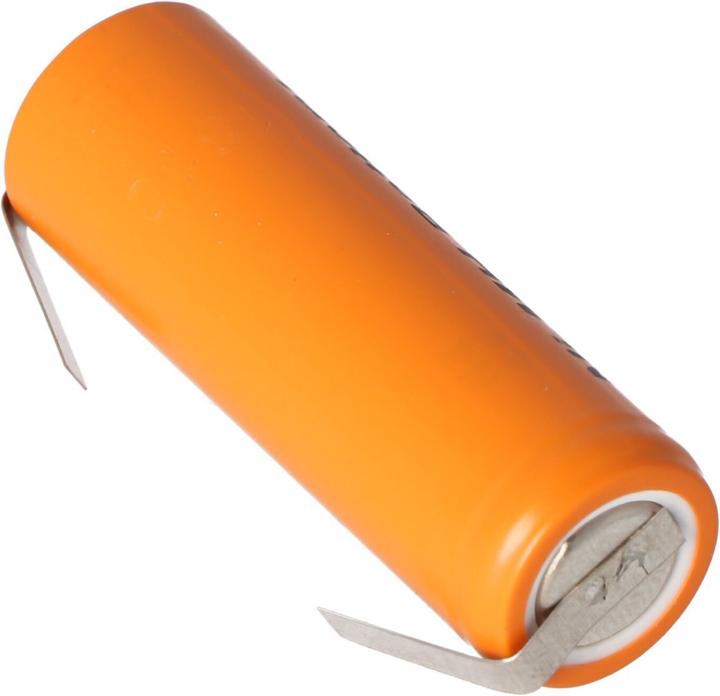 Actual product image Panasonic Akku HHR-120 für Rasierer, Rasierapperate mit Lötfahne U-Form (1 pcs., 4/5 AA, 1200 mAh)