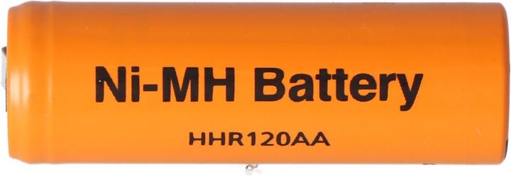 Actual product image Panasonic Akku HHR-120 für Rasierer, Rasierapperate mit Lötfahne U-Form (1 pcs., 4/5 AA, 1200 mAh)