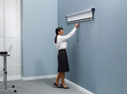 Actual product image Nobo Wall Mounted Projection Screen 1500x1040mm (67.32", 16:10)